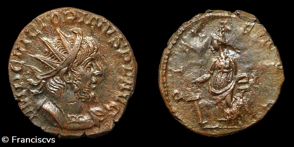 Victorin (EG 242) - PIETAS AVG monnaies antiques romaines imperiales republicaines victorin eg 242 pietas avg
