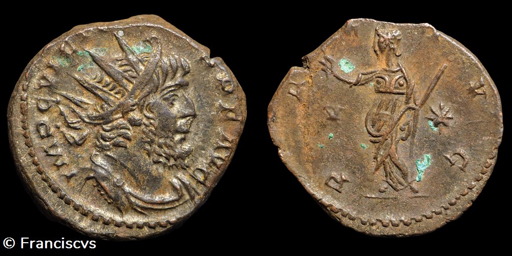 monnaies antiques romaines imperiales et republicaines victorin eg 197 pax avg v