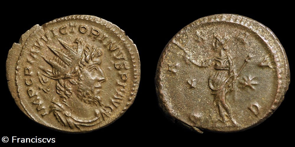 monnaies antiques romaines imperiales et republicaines victorin eg 189 pax avg v