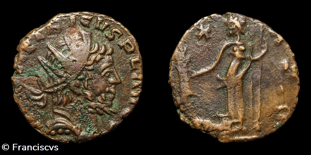 Tetricus I (Imitation - EG 269/276) - PAX AVG monnaies antiques romaines imperiales republicaines tetricus i imitation eg 269 276 pax avg