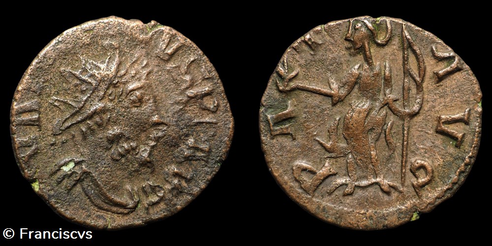 Tetricus I (Imitation - EG 276) - PAX AVG monnaies antiques romaines imperiales republicaines tetricus i imitation eg 276 pax avg