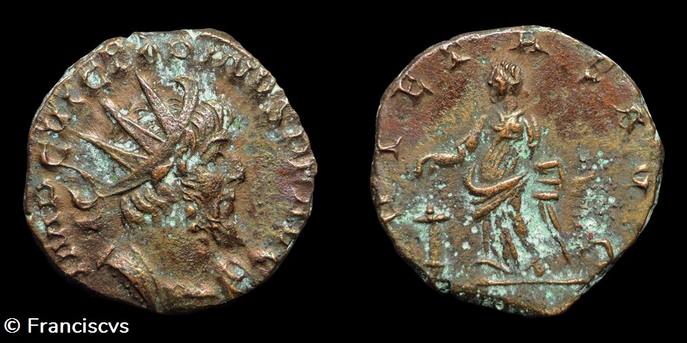 Victorin (EG 242 var) - PIETAS AVG monnaies antiques romaines imperiales republicaines victorin eg 242 var pietas avg
