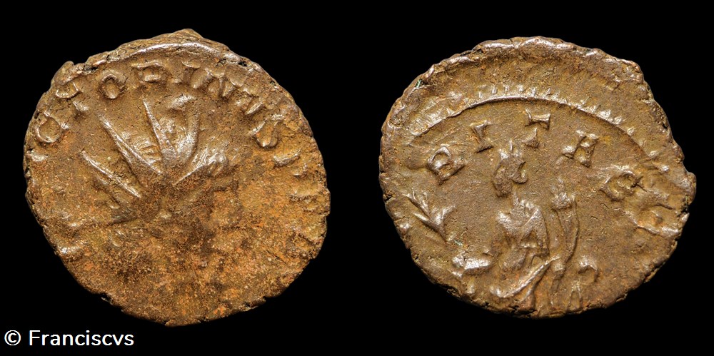 monnaies antiques romaines imperiales republicaines victorin tetricus hybride hilaritas avgg