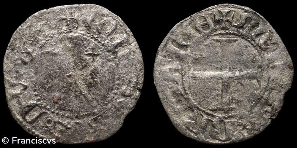 monnaies europe medievale france feodales double denier jean iv v rennes