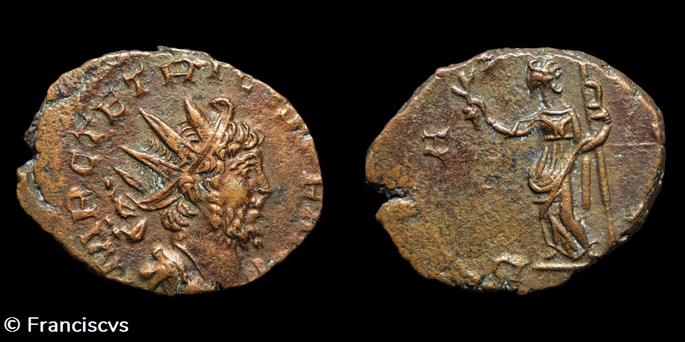 Tetricus I (EG 269) - PAX AVG monnaies antiques romaines imperiales republicaines tetricus i eg 269 pax avg