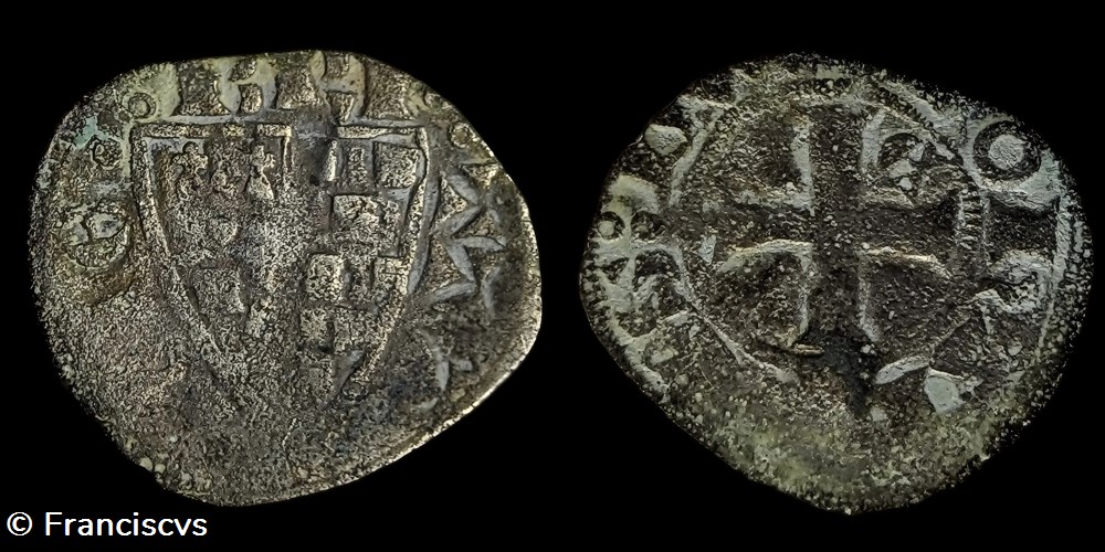 Denier - Jean III - Evran monnaies europe medievale france feodales denier jean iii evran