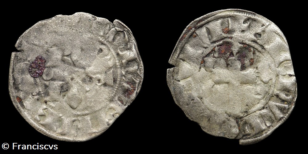 monnaies europe medievale france feodales double denier jean iii