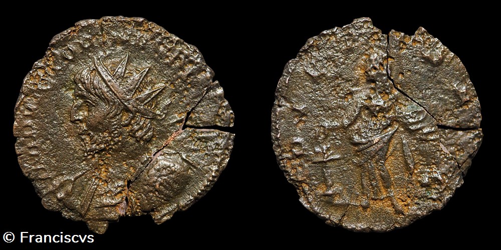 monnaies antiques romaines imperiales republicaines victorin eg 243 pietas avg