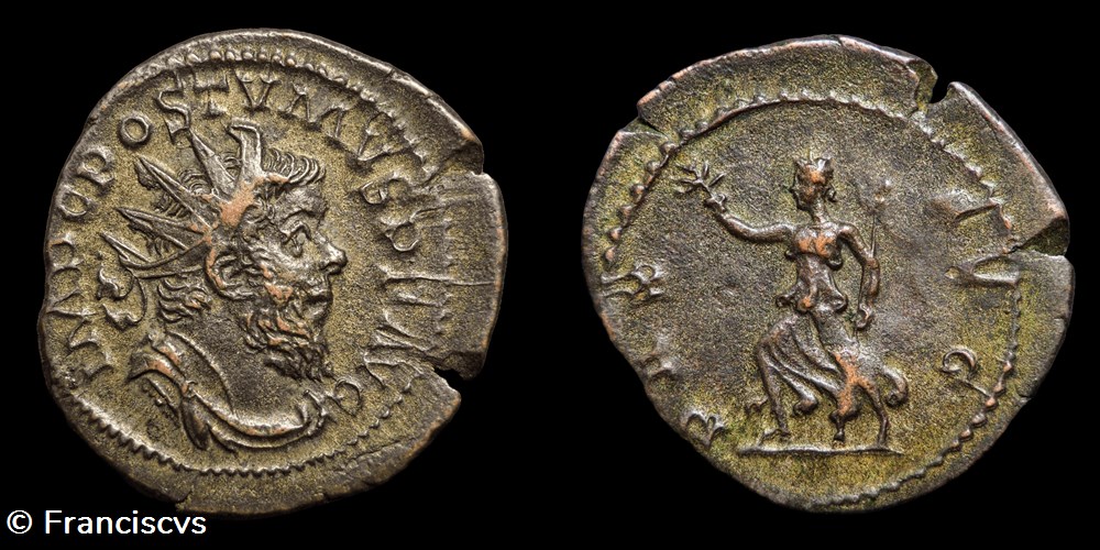 Postume (EG 41) - PAX AVG monnaies antiques romaines imperiales et republicaines postume eg 41 pax avg