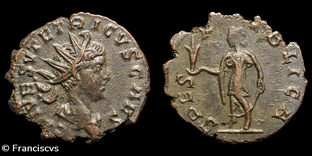 Tetricus II (EG 274) - SPES PVBLICA monnaies antiques romaines imperiales republicaines tetricus ii eg 274 spes pvblica