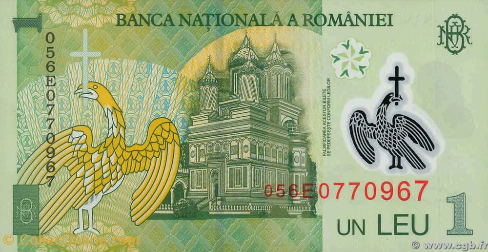 1 Leu - Roumanie billets europe 1 leu roumanie
