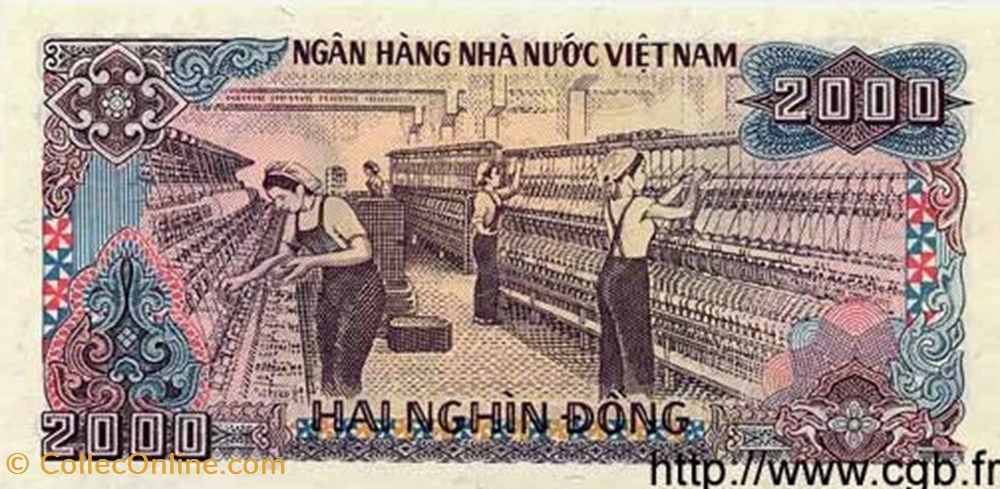 2000 Dông - Viet Nam billets asie vietnam 2000 dong viet nam