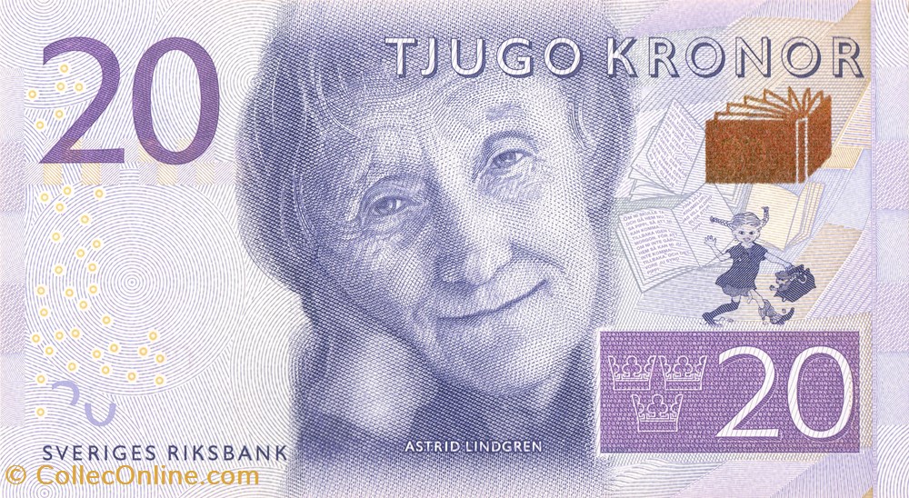 20 Kronor - Suède billets europe 20 kronor suede