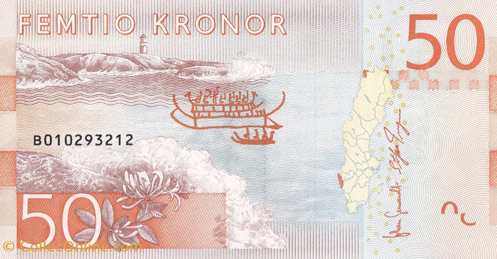 50 Kronor - Suède billets europe 50 kronor suede