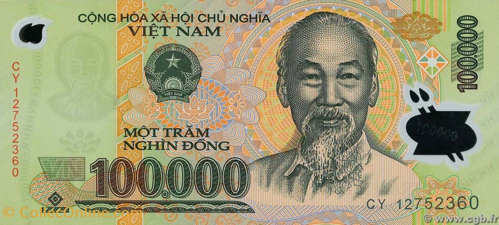 100 000 Dông - Viet Nam billets asie vietnam 100 000 dong viet nam