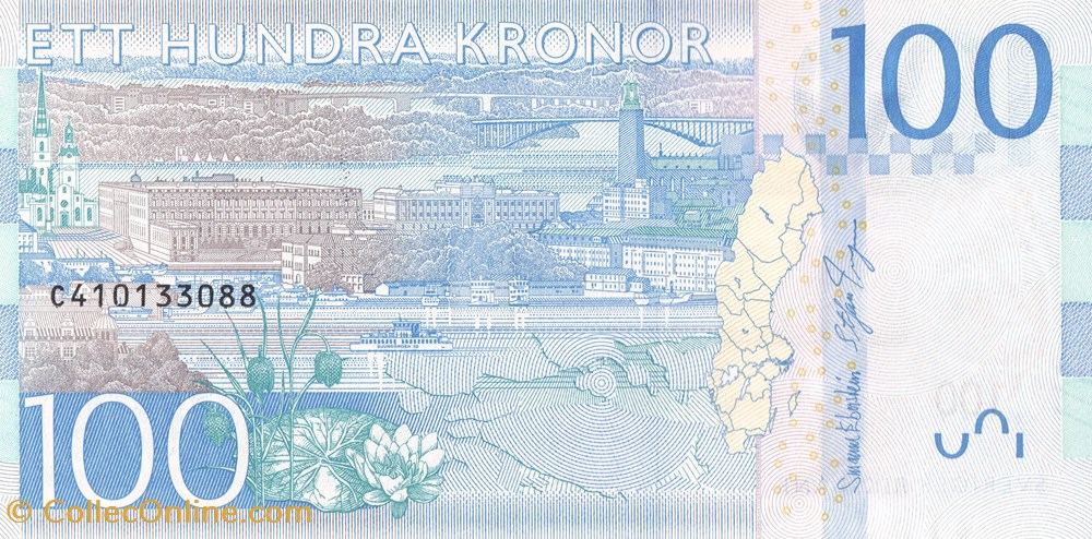 100 Kronor - Suède billets europe 100 kronor suede