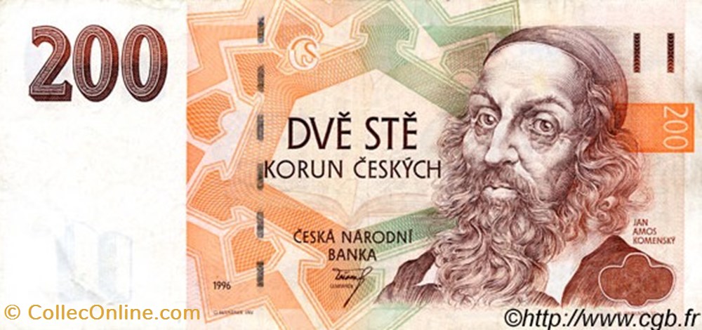 200 Korun - République Tchèque billets europe 200 korun republique tcheque