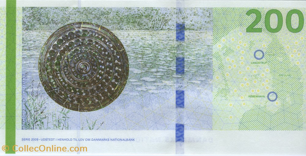 200 Kroner - Danemark billets europe 200 kroner danemark