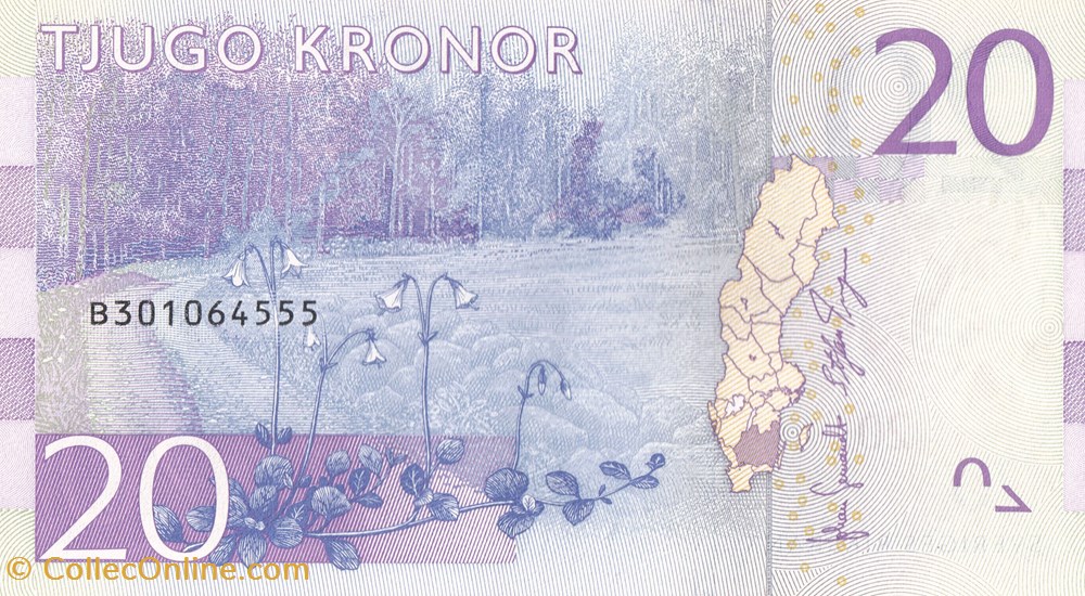 20 Kronor - Suède billets europe 20 kronor suede