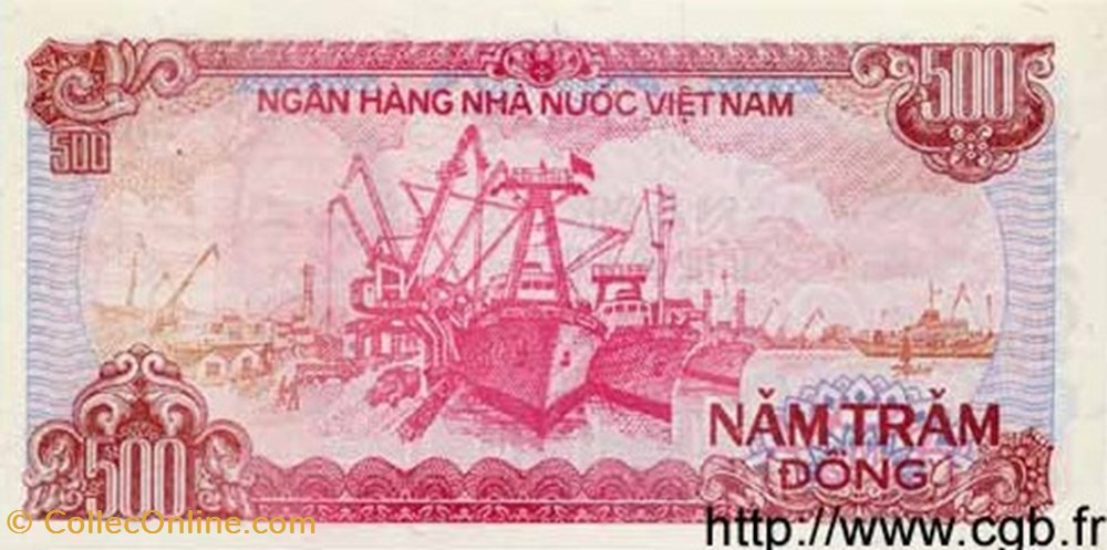 500 Dông - Viet Nam billets asie vietnam 500 dong viet nam