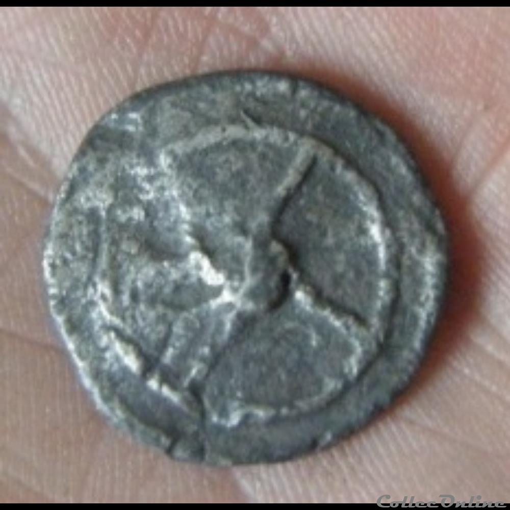 Savès 500 ??? - Drachme imitation de Rhodé monnaie antique gauloise saves 500 drachme imitation de rhode