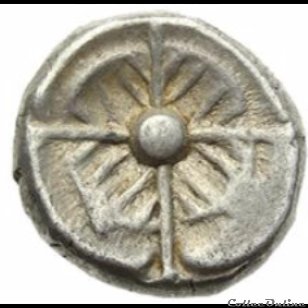 monnaie antique gauloise saves 483 variante drachme imitation de rhode