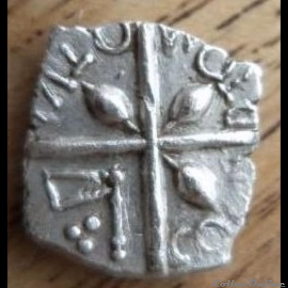 Savès 393 - Drachme à la swastika Covertomotul monnaie antique gauloise saves 393 drachme a la swastika covertomotul