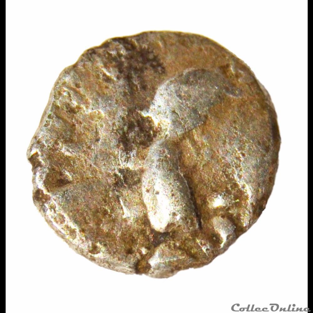 Savès manque - Drachme au type de Belvès monnaie antique gauloise saves manque drachme au type de belves