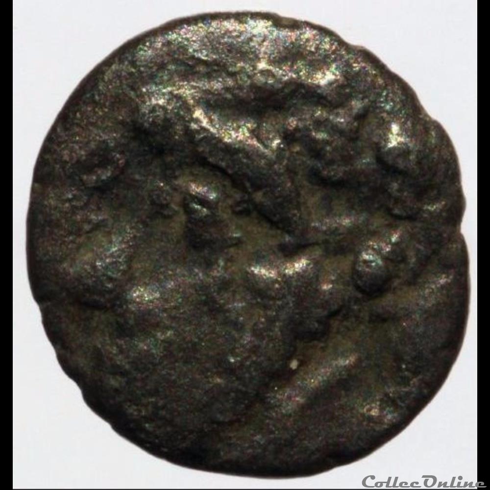 monnaie antique gauloise saves manque obole de style languedocien