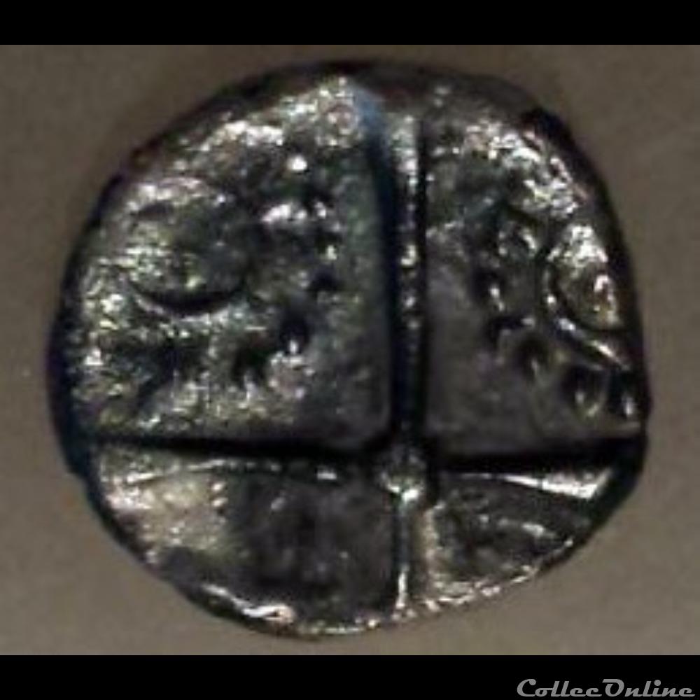 Savès 220 - Drachme au type de Belvès monnaie antique gauloise saves 220 drachme au type de belves