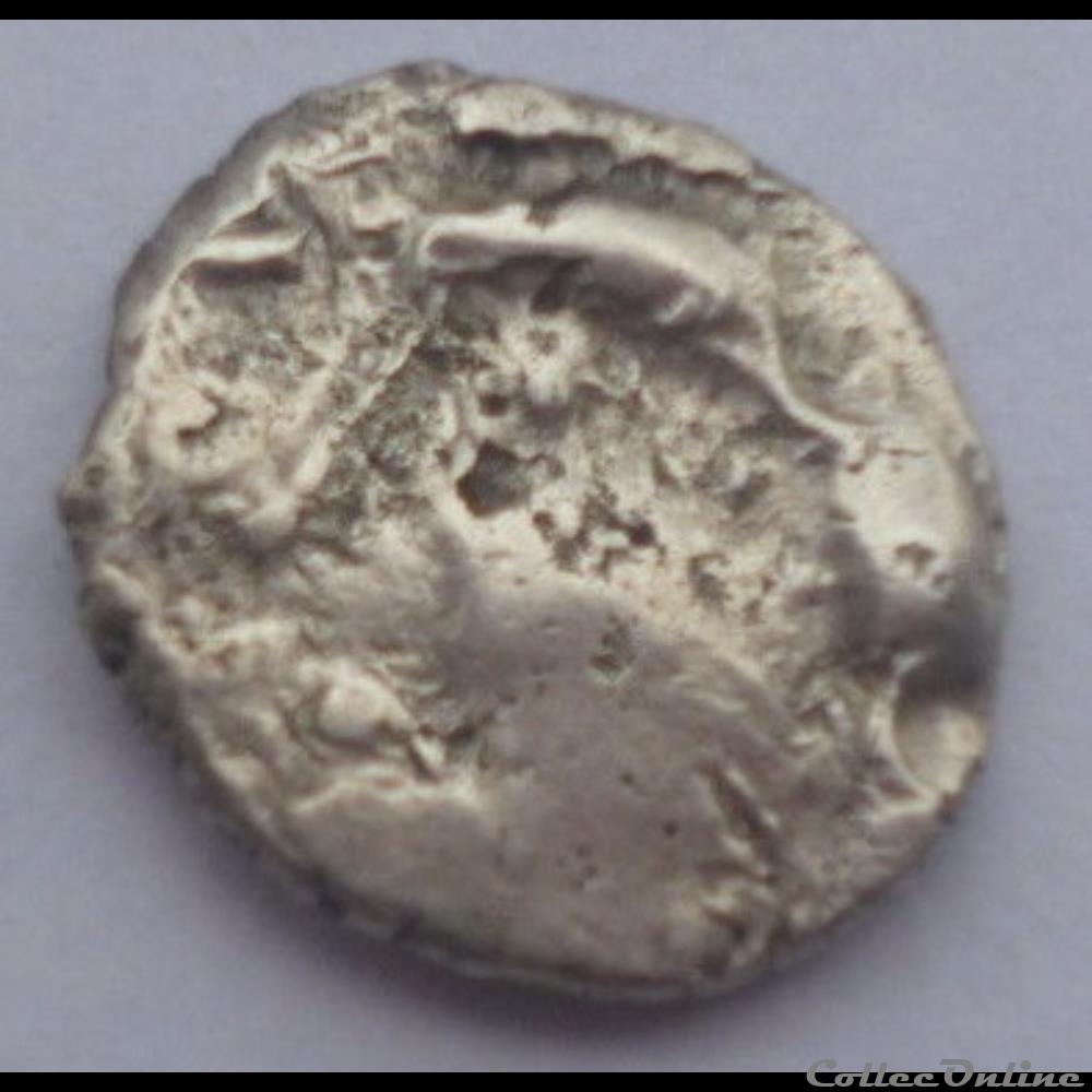 Savès 233 - Drachme au type de Belvès monnaie antique gauloise saves 233 drachme au type de belves