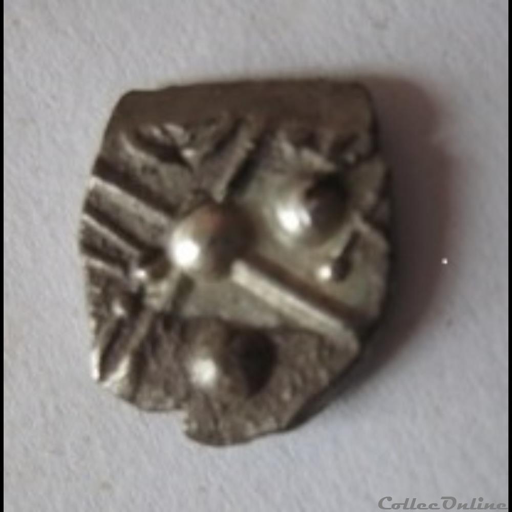 Savès manque - Drachme au M monnaie antique gauloise saves manque drachme au m