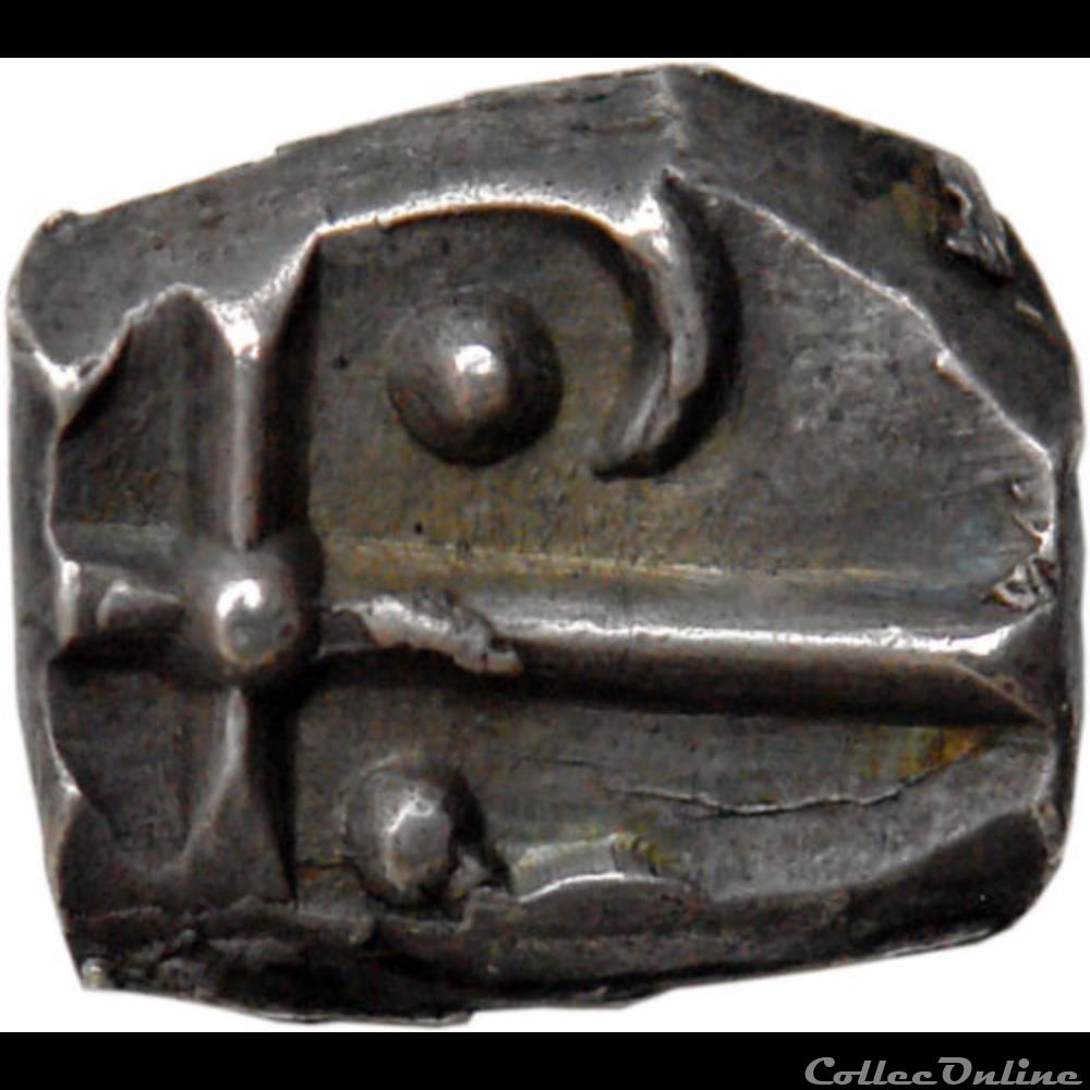 Savès 239 - Drachme à la tête bouclée du Causé monnaie antique gauloise saves 239 drachme a la tete bouclee du cause