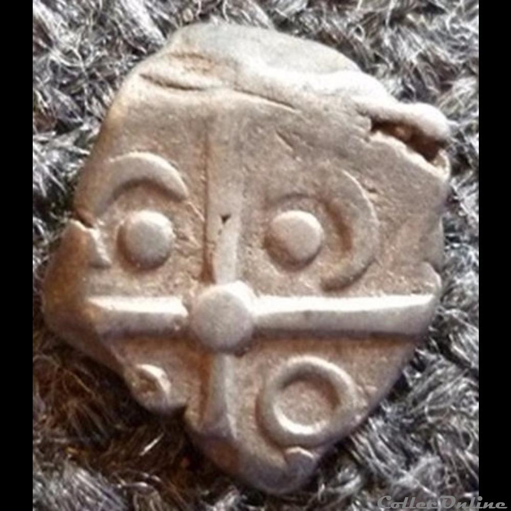 Savès 82 - Drachme à la tête Négroïde monnaie antique gauloise saves 82 drachme a la tete negroide