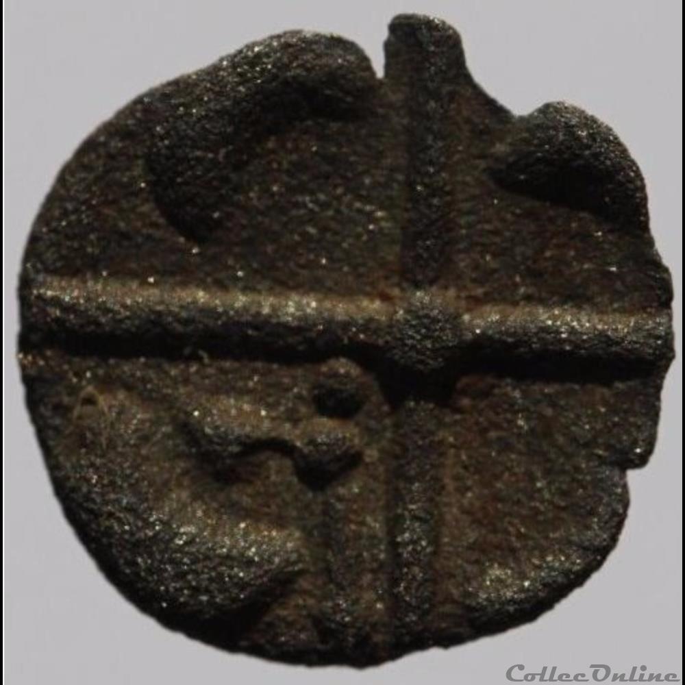 monnaie antique gauloise saves 404 obole a la tete cubiste