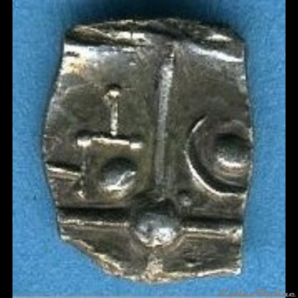 Savès manque - Drachme au M monnaie antique gauloise saves manque drachme au m