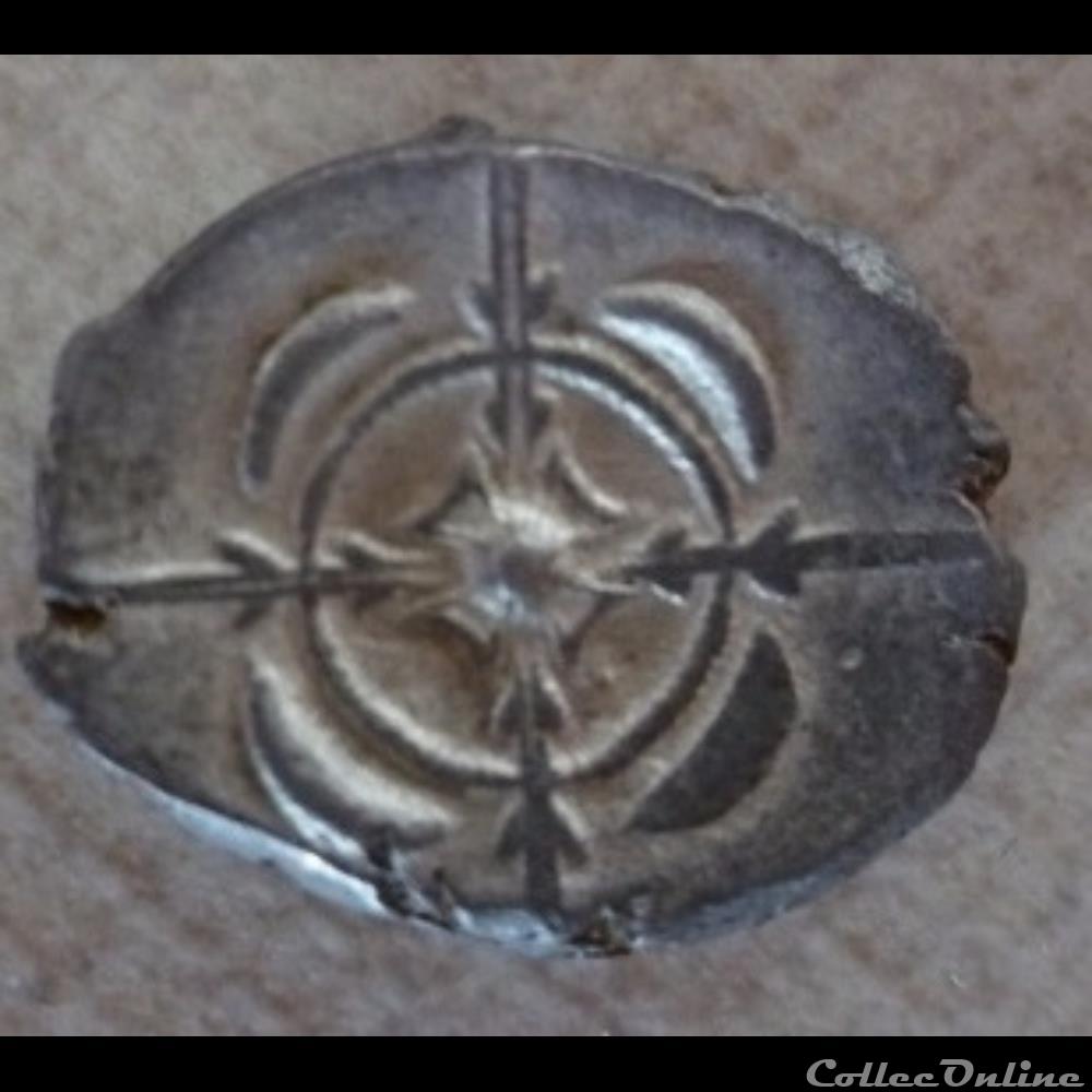 Savès 486 - Drachme imitation de Rhodé monnaie antique gauloise saves 486 drachme imitation de rhode