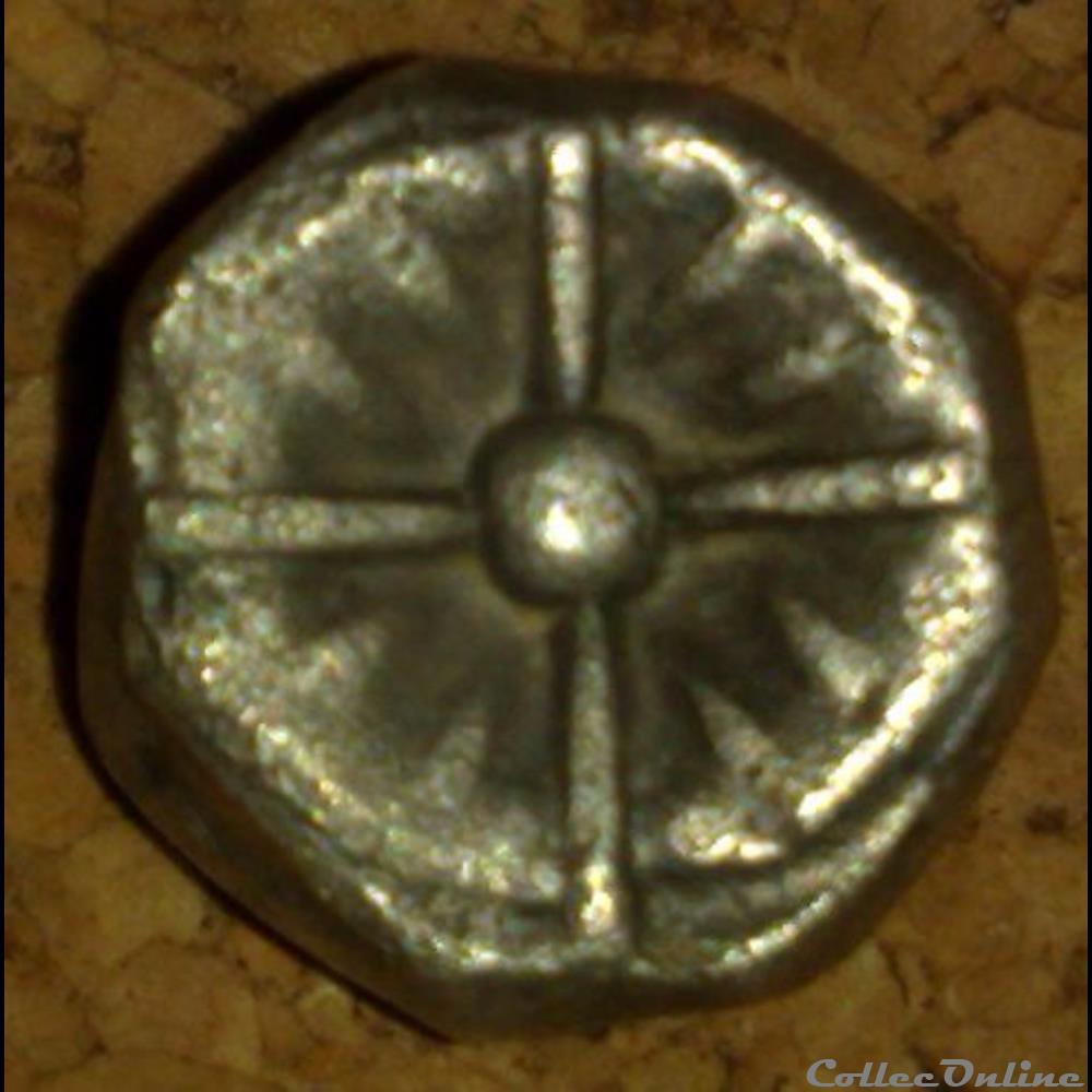 monnaie antique gauloise saves 483 drachme imitation de rhode