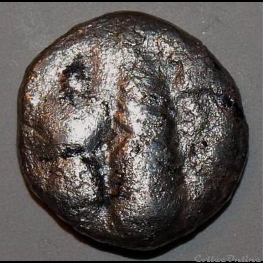 monnaie antique gauloise saves 500 drachme imitation de rhode