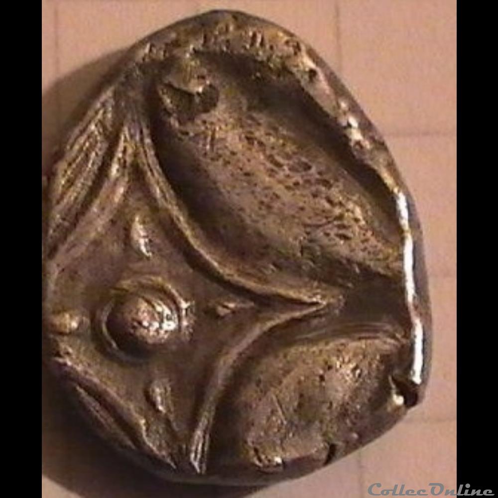 Savès 501 à 503 - Drachme imitation de Rhodé dite de Caussade monnaie antique gauloise saves 501 a 503 drachme imitation de rhode dite de caussade