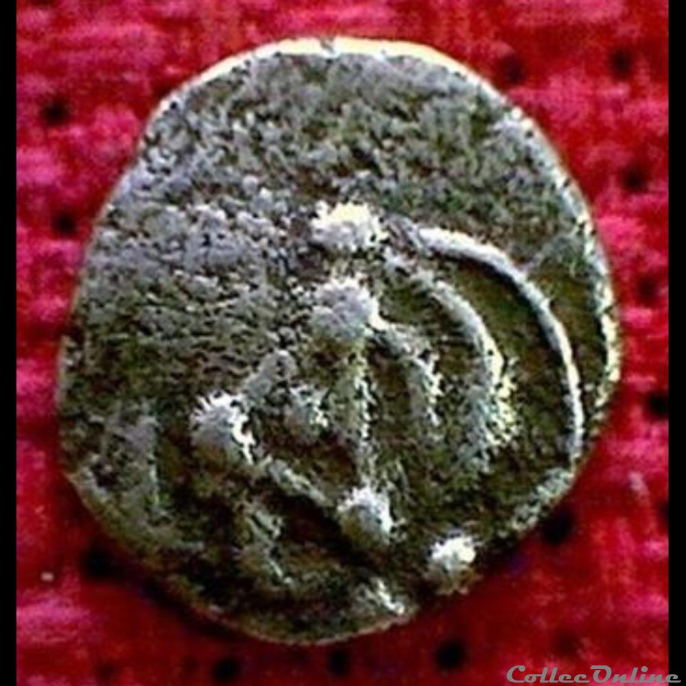 Savès 420 - 423 - Obole à la tête triangulaire monnaie antique gauloise saves 420 423 obole a la tete triangulaire