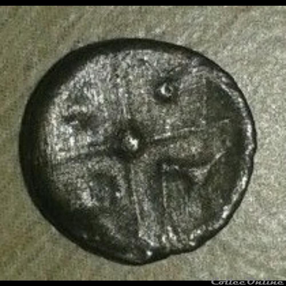 Savès manque - Obole de style Languedocien monnaie antique gauloise saves manque obole de style languedocien