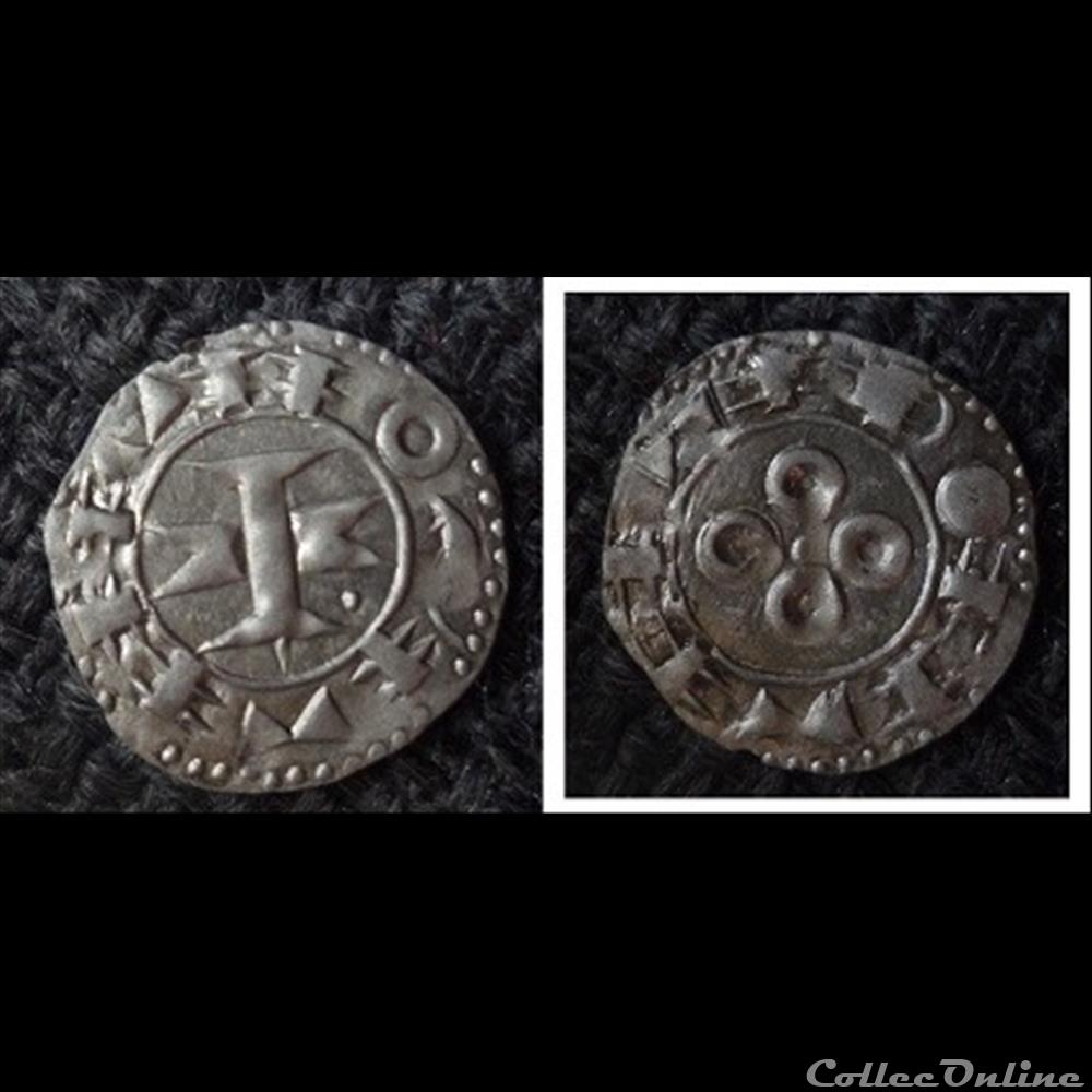 LANGUEDOC - denier COMTÉ DE MELGUEIL monnaie france feodale languedoc denier comte de melgueil