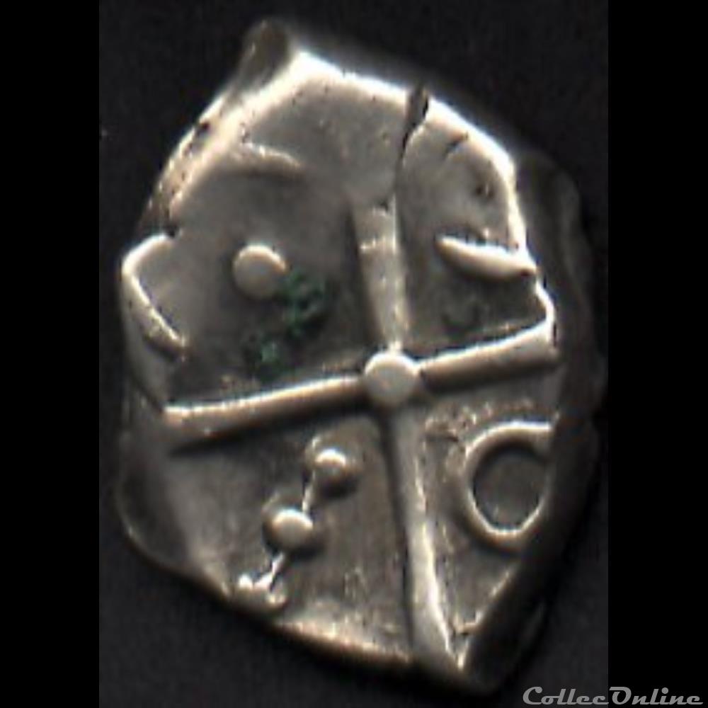 Savès 89 - Drachme à la tête Négroïde monnaie antique gauloise saves 89 drachme a la tete negroide