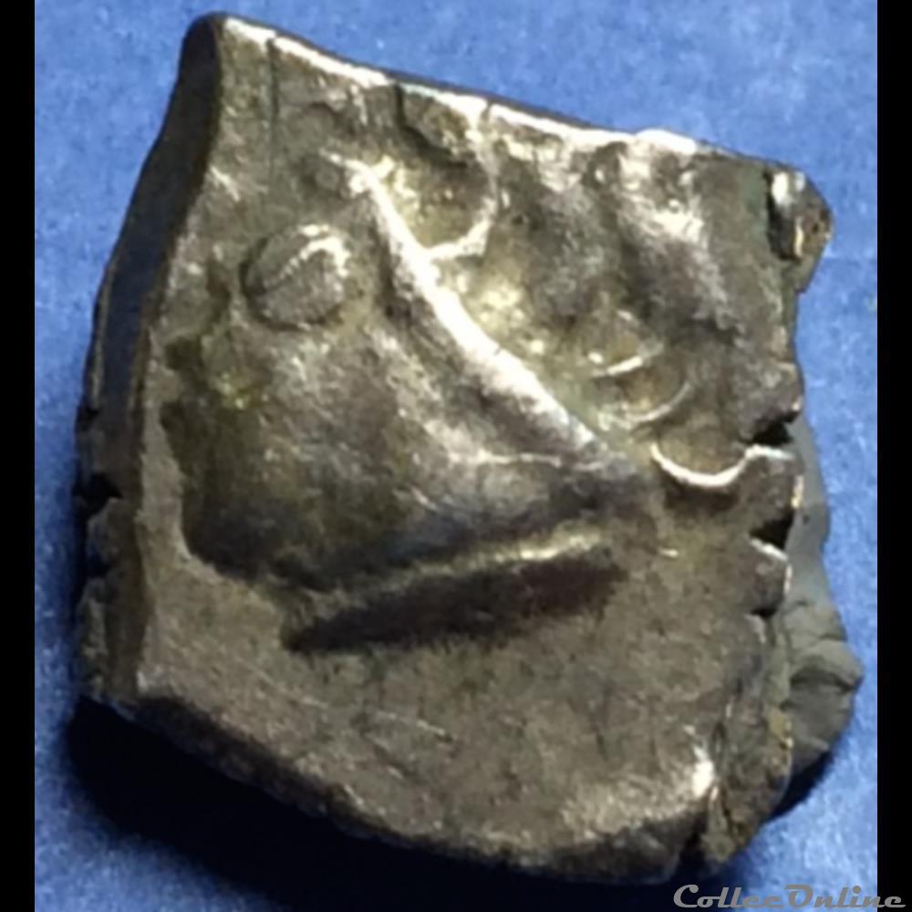 Savès 91 - Drachme à la tête négroïde monnaie antique gauloise saves 91 drachme a la tete negroide