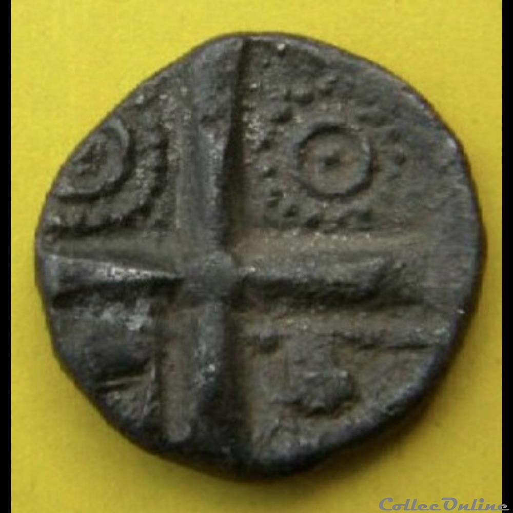 Savès 220 - Drachme au type de Belvès monnaie antique gauloise saves 220 drachme au type de belves