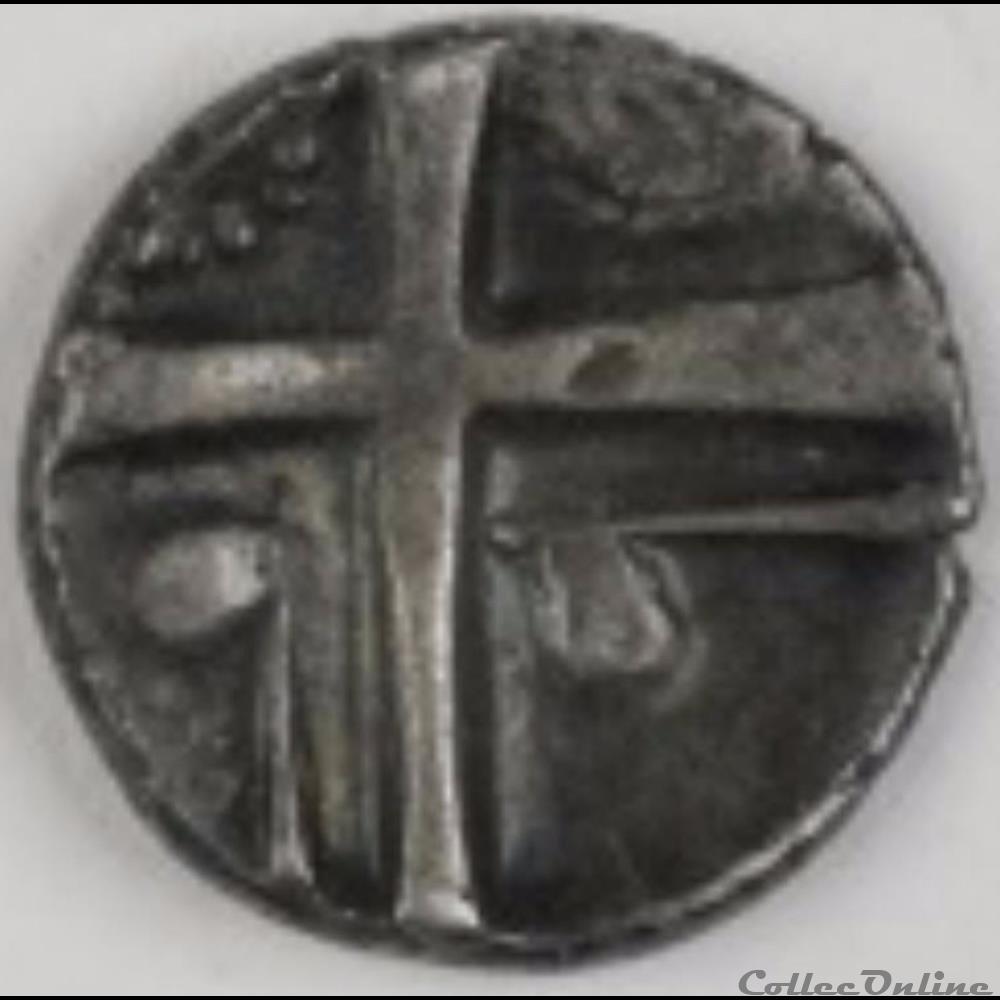 Savès 220 - Drachme au type de Belvès monnaie antique gauloise saves 220 drachme au type de belves
