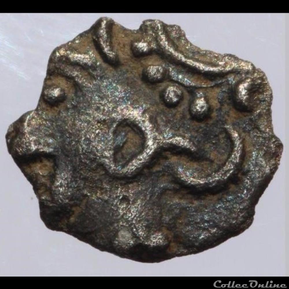 Savès manque - Obole de style Languedocien monnaie antique gauloise saves manque obole de style languedocien
