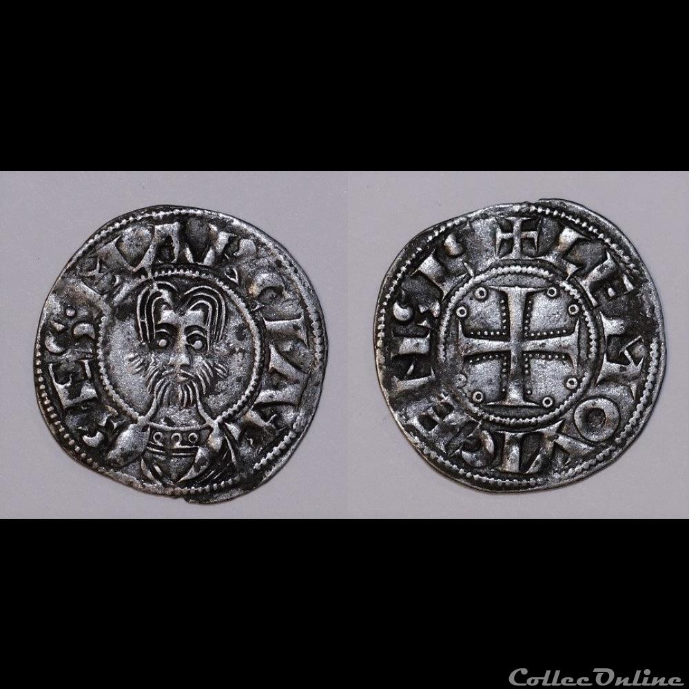 Limousin - St Martial - Denier monnaie france feodale limousin st martial denier