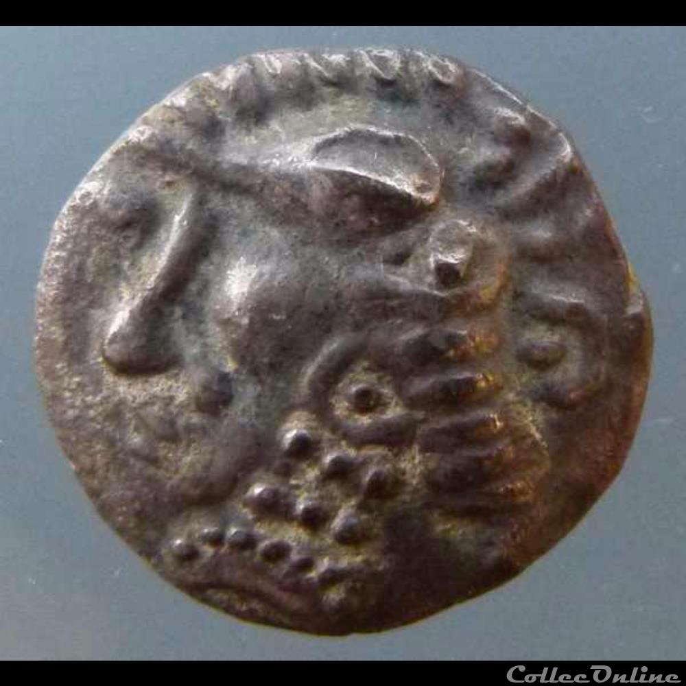Savès 495 - 496 - Drachme imitation de Rhodé monnaie antique gauloise saves 495 496 drachme imitation de rhode